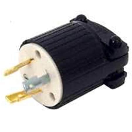 Eaton Wiring Devices L520P 20 Amp - 125 Volts Black Locking Plug 6088884